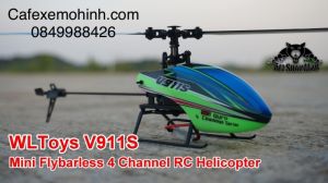 Trực thăng v911s flybarless 2018 4ch cực đầm