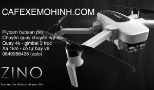 flycam hubsan zino 4k gimbal 3 trục gps có tự bay về