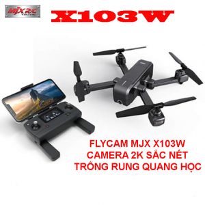 Flycam MJX X103W - Có GPS - Cánh Gấp Camera 2K - Chống Rung Quang Học Bay 15 Phút