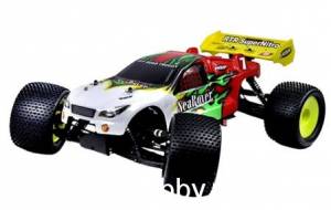 Xe điều khiển truggy 1/8 hầm hố chạy xăng