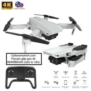 Flycam TengMini 4k gấp gọn bay trâu tặng balo