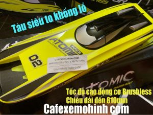 Tàu cano điều khiển Atomic 792-4 chạy 65km/h size to