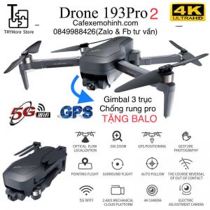 Flycam Sg906 Pro 2 Gimbal nâng cấp 3 trục camera 4k tặng Balo bay 1km động cơ Brushless siêu khoẻ