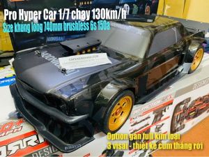 ZD EX07 Hyper car size khủng 1/7 130km/h brushless gần full kim loại