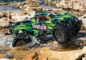 Traxxas Hoss 4×4 VXL 1/10 4WD Brushless RC Monster Truck RTR Green Version Hàng USA