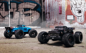 Xe Arrma ARA8611V5T1 NOTORIOUS 6S 4WD BLX 1/8TH STUNT TRUCK (BLACK)