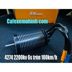 Motor 4274 2200KV chạy 6s trên 100km/h