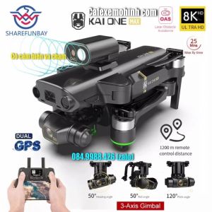 Flycam Kaione Max 8k có cảm biến va chạm bay 1200m