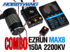 combo-brushless-motor-ezrun-max-8-150a-2200kv-hobbywing-tang-card-set-chay-tren-150km/h - ảnh nhỏ  1